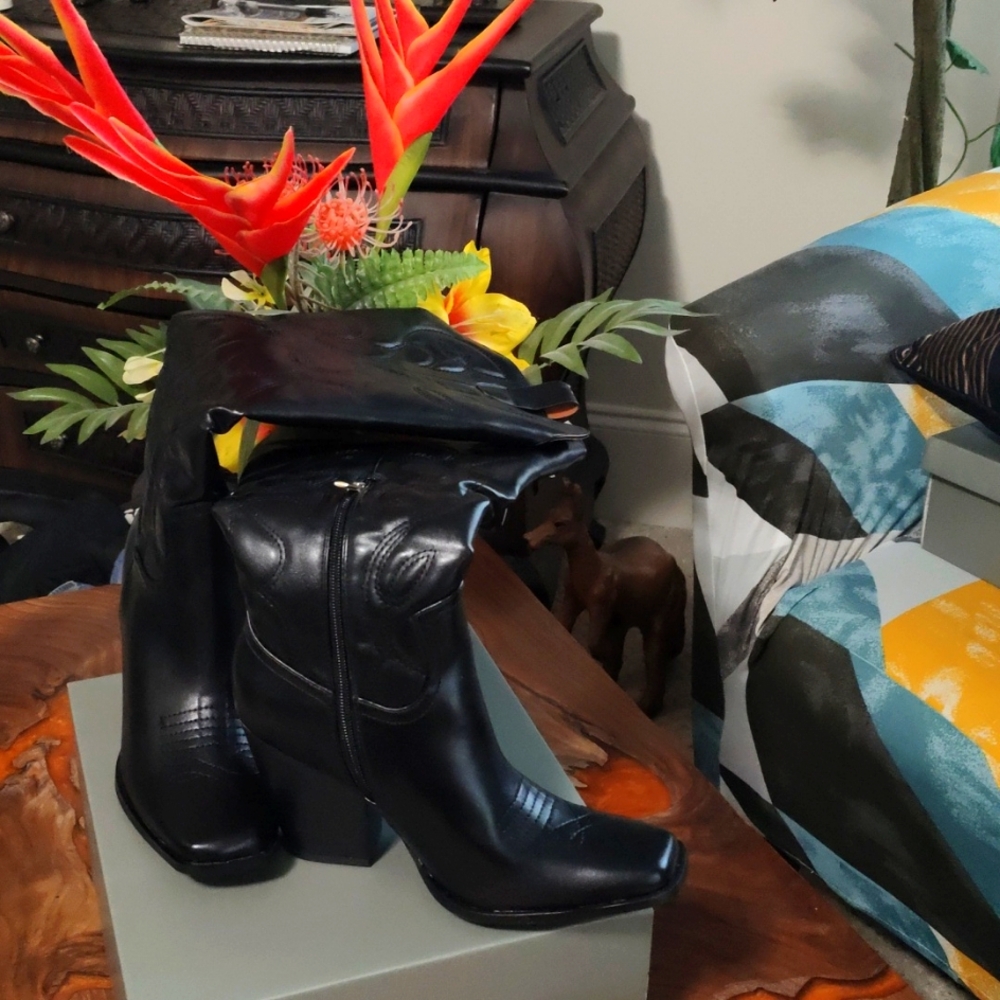 NWB Goiphri tall cowboy women boots